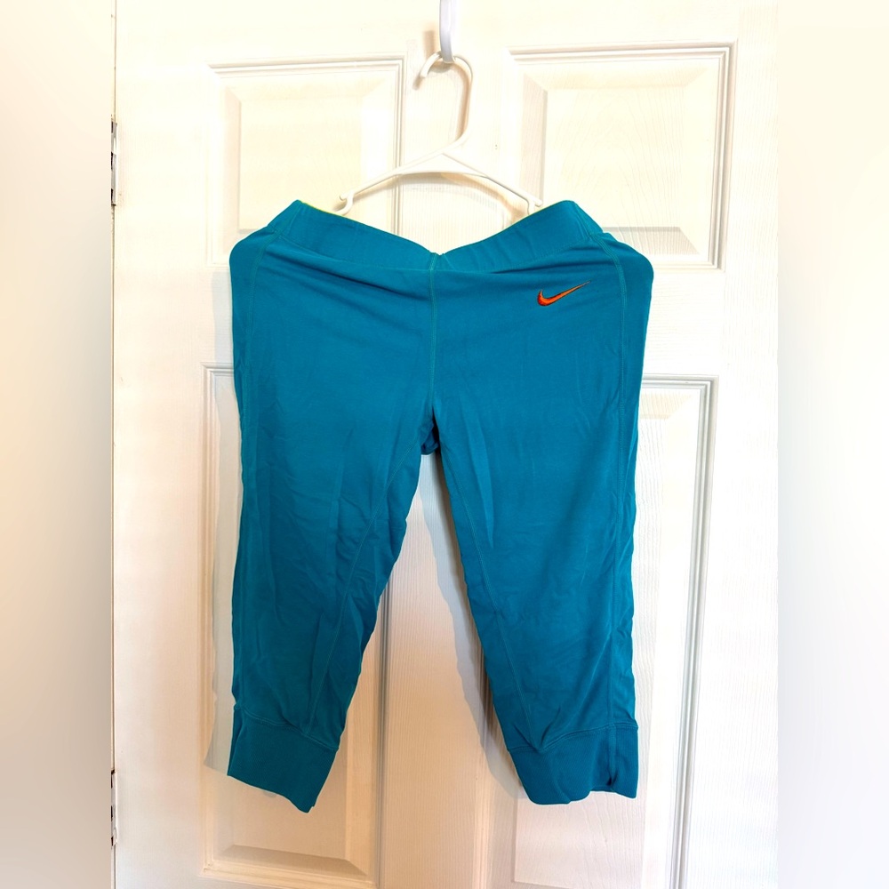 Nike Blue Short Leggings Performance Joggers